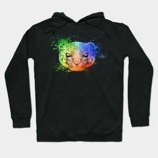 Ferret color head Hoodie